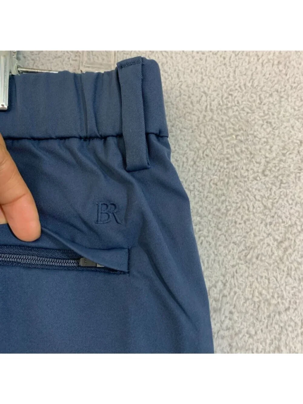 NWT Banana Republic Men's 36x30 Blue Commuter Flex Tech Pants Athletic Fit